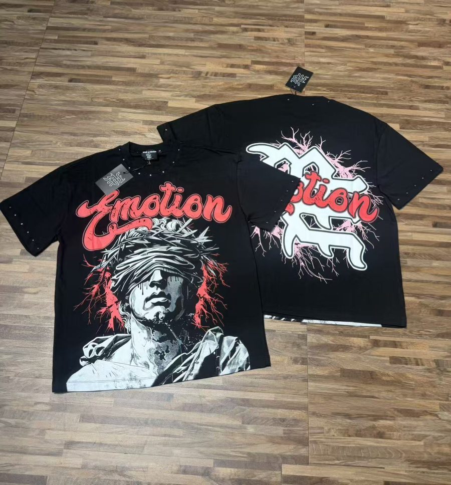 Mixed Emotion "Statue Burst" Heavyweight Tee - Black